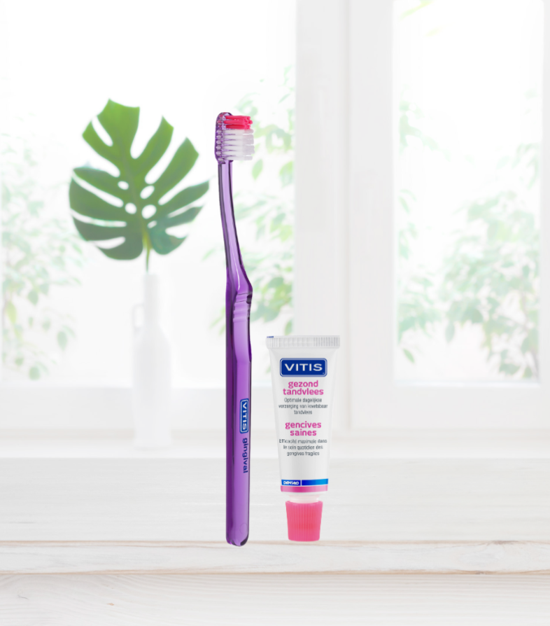 VITIS Gezond Tandvlees tandpasta en tandenborstel